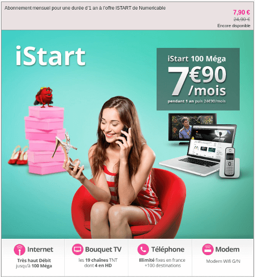 offre istart numericable